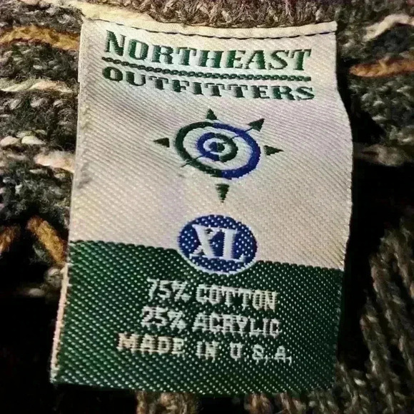 Vintage Northeast Outfitters brown, Men's XL - Picture 4 of 4